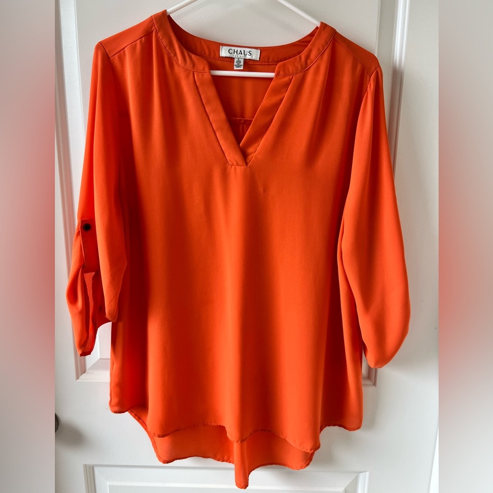 Chaus 3/4 length sleeve blouse.